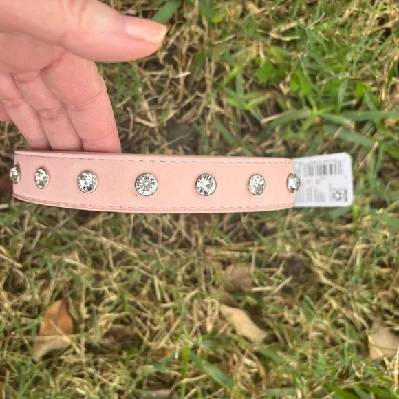 🎉NWT🎉 Pink Rhinestone Dog Collar Sz L - Picture 10 of 12
